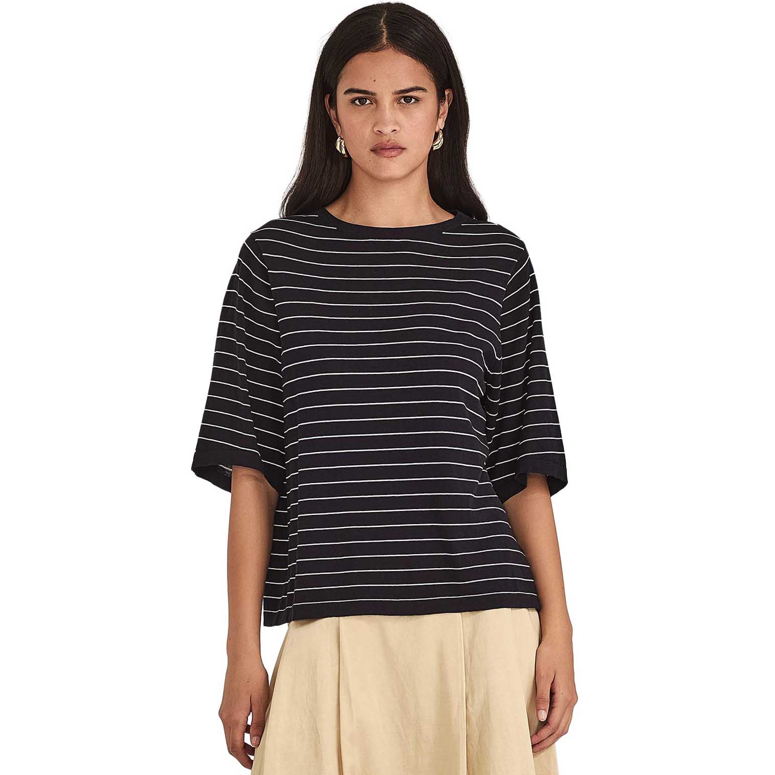 Sills Sumire Striped Boxy Tee